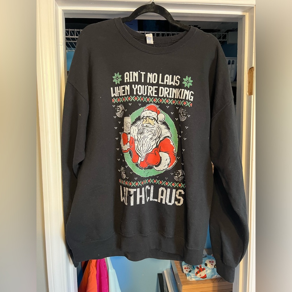 White Claw Ugly Christmas Sweater